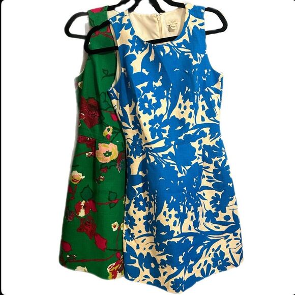 J. Crew Factory Size 2 - 100% Cotton Summer Dresses Lot of 2 - Picture 1 of 12